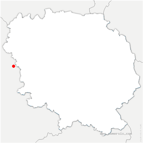 carte de localisation de Saint-Étienne-des-Champs