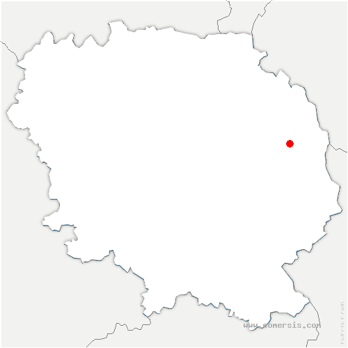 carte de localisation de Saint-Étienne-la-Geneste
