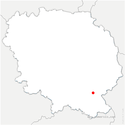 carte de localisation de Saint-Georges-Nigremont