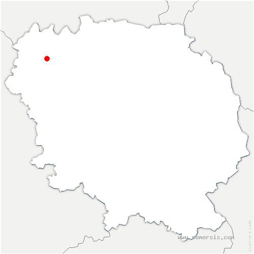 carte de localisation de Saint-Germain-Beaupré