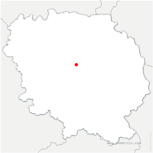 carte de localisation de Saint-Hilaire-la-Plaine
