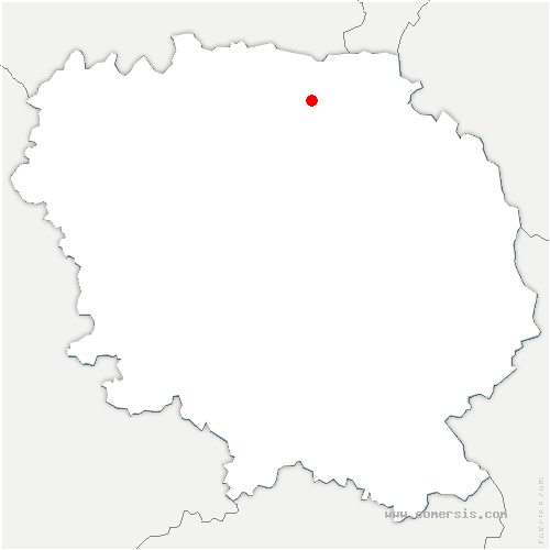 carte de localisation de Saint-Hilaire-la-Treille