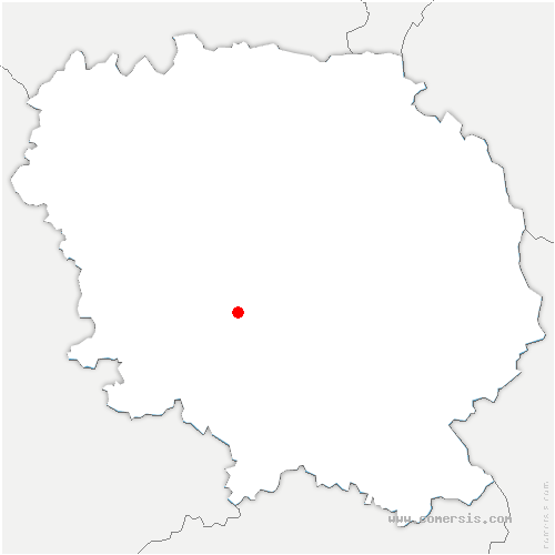 carte de localisation de Saint-Hilaire-le-Château