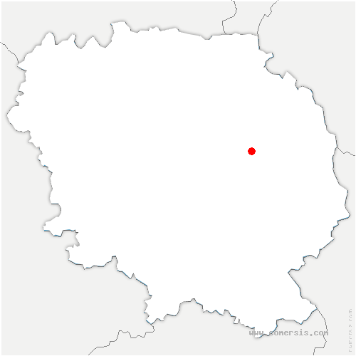 carte de localisation de Saint-Julien-le-Châtel