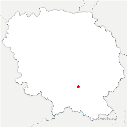 carte de localisation de Saint-Marc-à-Frongier