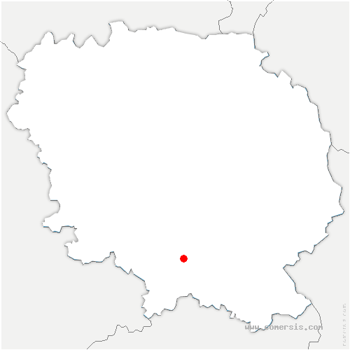 carte de localisation de Saint-Marc-à-Loubaud