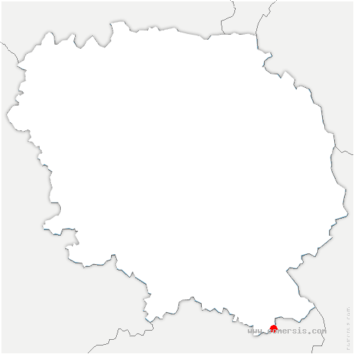 carte de localisation de Saint-Martial-le-Vieux