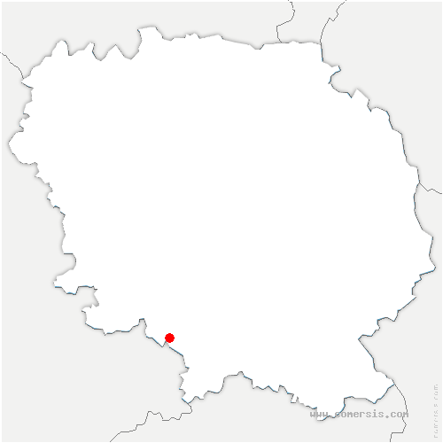 carte de localisation de Saint-Martin-Château