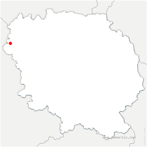 carte de localisation de Saint-Maurice-la-Souterraine