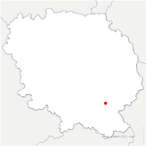 carte de localisation de Saint-Maurice-près-Crocq