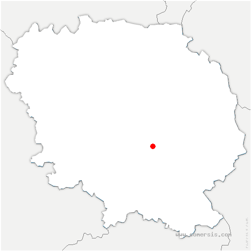 carte de localisation de Saint-Médard-la-Rochette