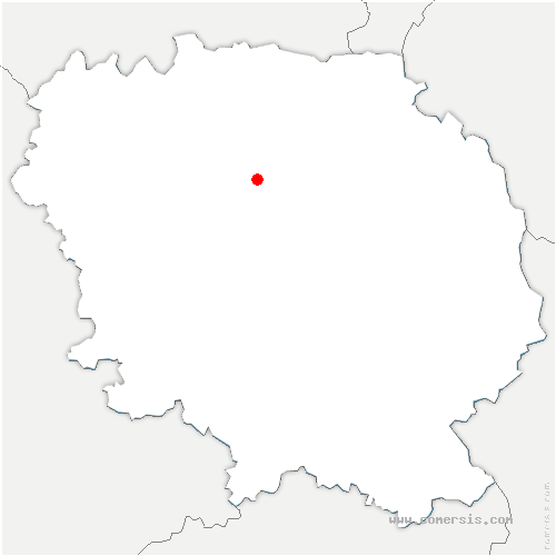 carte de localisation de Saint-Pardoux-le-Lac 