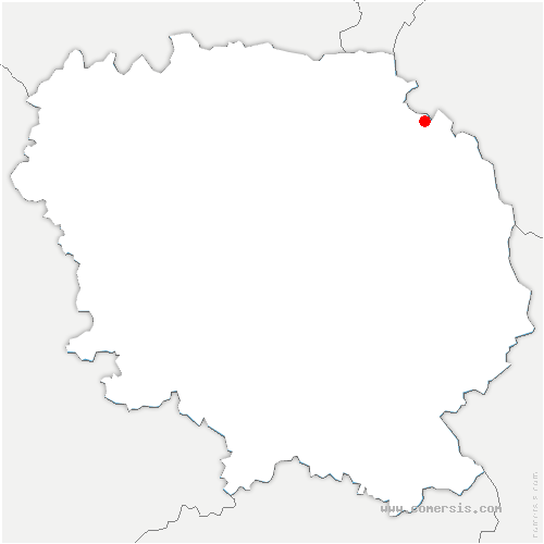 carte de localisation de Saint-Pardoux-le-Vieux