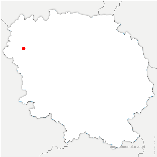 carte de localisation de Saint-Priest-la-Feuille