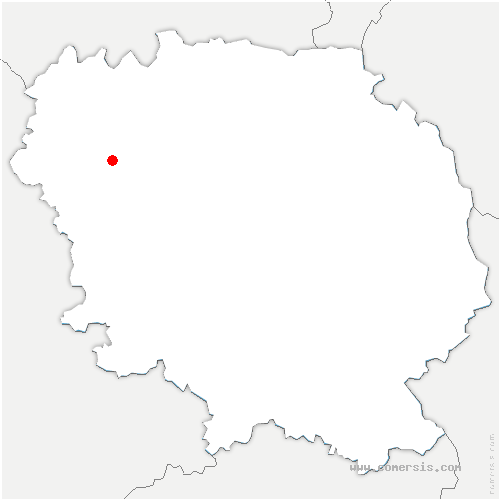 carte de localisation de Saint-Priest-la-Plaine