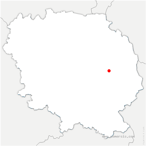 carte de localisation de Saint-Priest