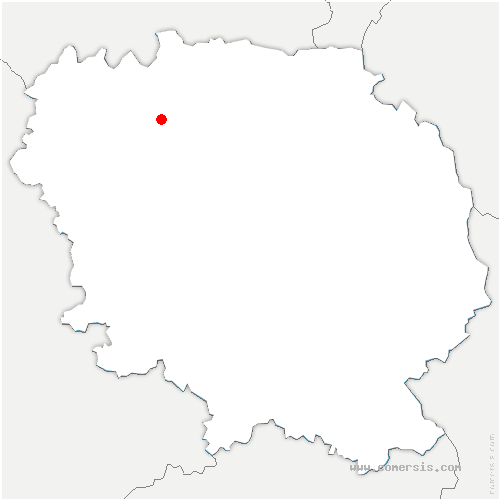 carte de localisation de Saint-Sulpice-le-Dunois