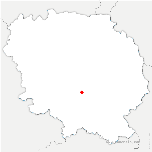 carte de localisation de Saint-Sulpice-les-Champs