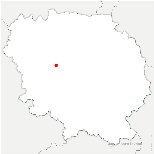 carte de localisation de Saint-Victor-en-Marche