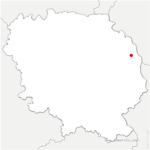 carte de localisation de Saint-Victour