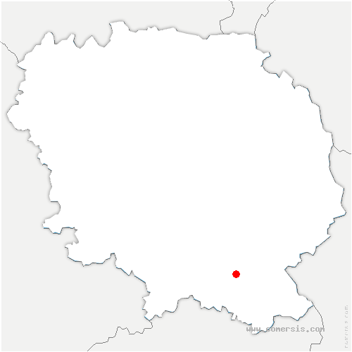 carte de localisation de Saint-Vitte-sur-Briance