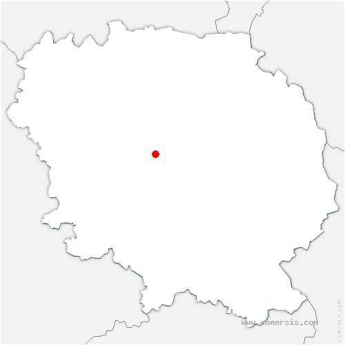 carte de localisation de Saint-Yrieix-les-Bois