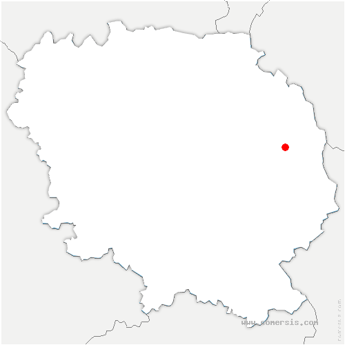 carte de localisation de Sainte-Marie-Lapanouze