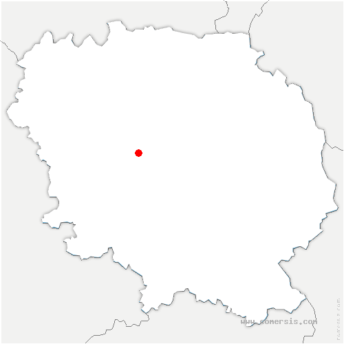 carte de localisation de Savennes