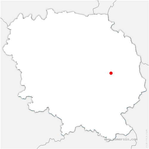 carte de localisation de la Serre-Bussière-Vieille
