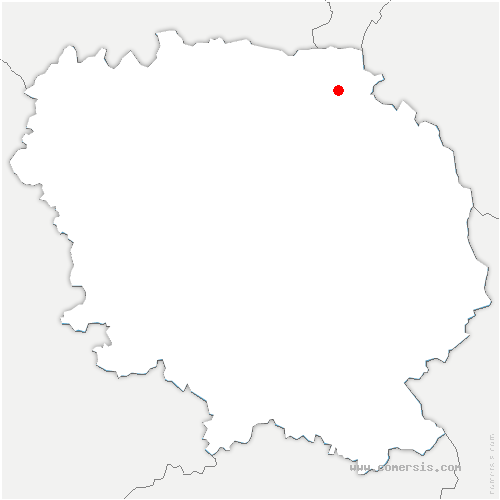 carte de localisation de Sornac