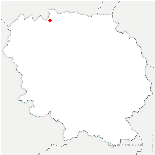 carte de localisation de Thiat