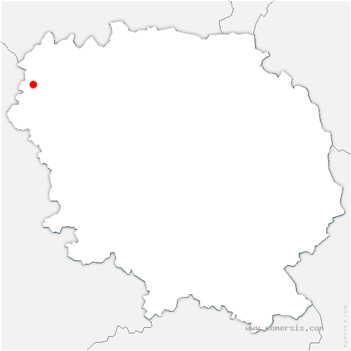 carte de localisation de Vareilles