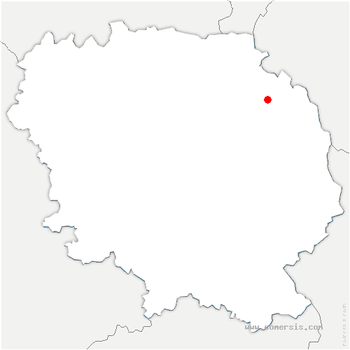 carte de localisation de Verneiges