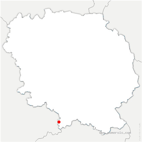 carte de localisation de la Villedieu