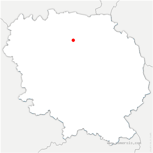 carte de localisation de Villefavard