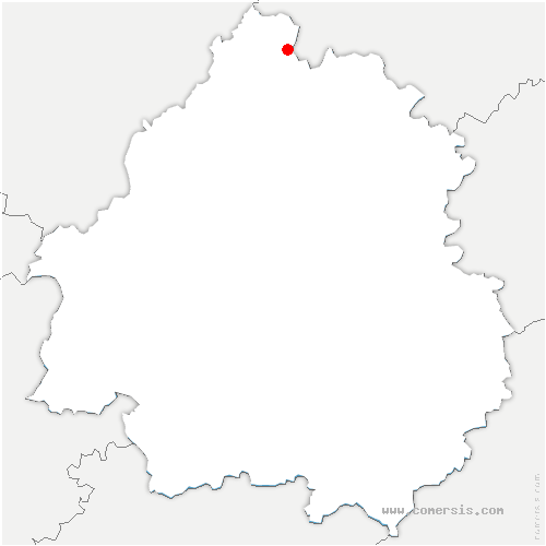 carte de localisation d'Abjat-sur-Bandiat