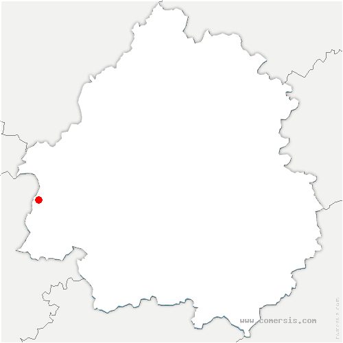 carte de localisation d'Ayen