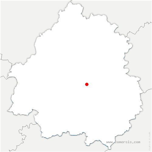 carte de localisation de Bouëx