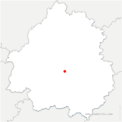 carte de localisation de Breuilh