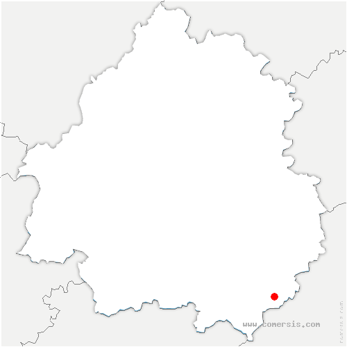 carte de localisation de Campagnac-lès-Quercy