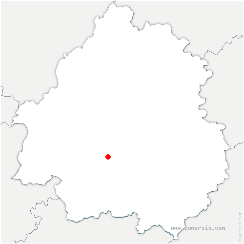 carte de localisation de Chadurie