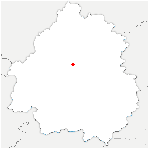 carte de localisation de Champcevinel