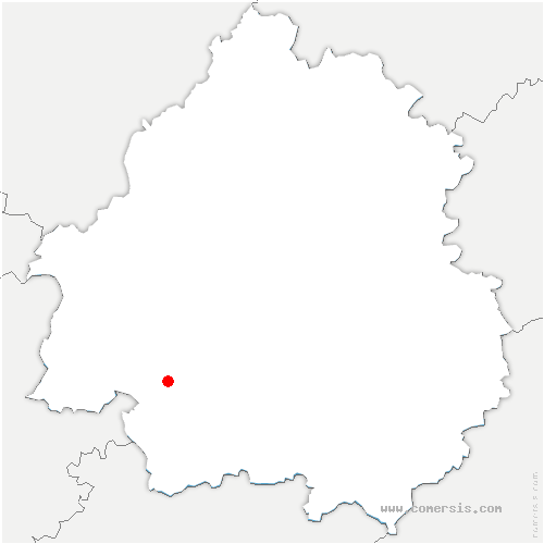 carte de localisation de Champsac