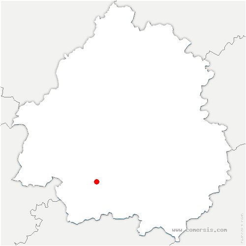 carte de localisation de Courgeac