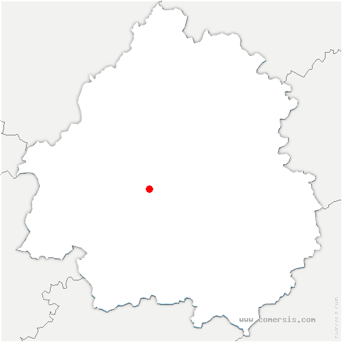 carte de localisation de la Couronne