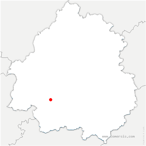 carte de localisation de Dampniat