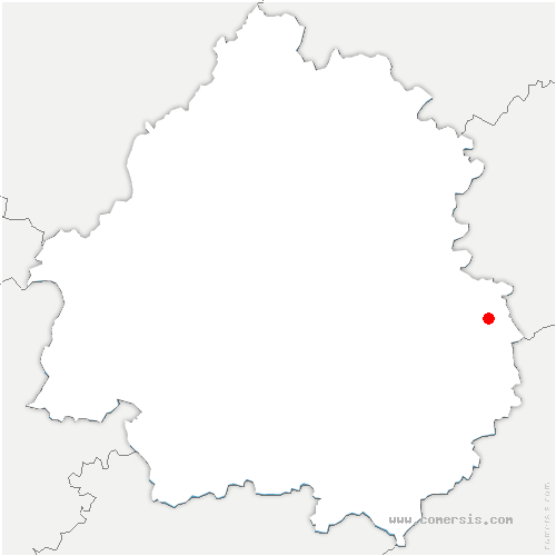 carte de localisation de Dornac