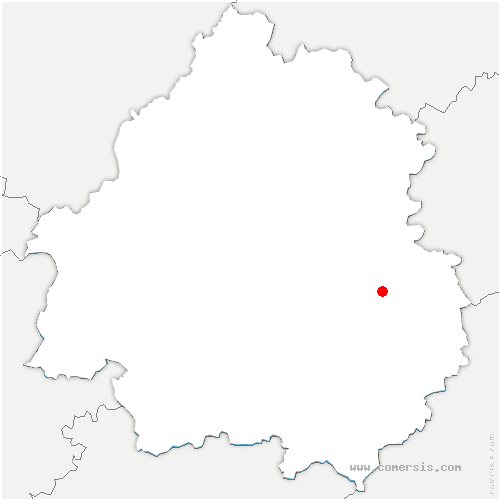carte de localisation de Doulezon