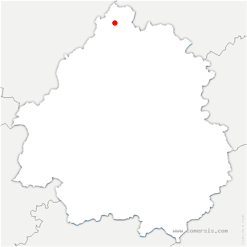 carte de localisation de Étouars