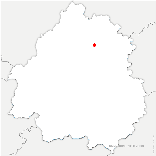 carte de localisation d'Eyzerac